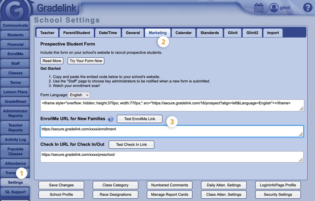 EnrollMeLinkScreen EnrollMe Link Screen