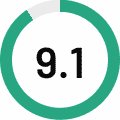 9.1 Rating