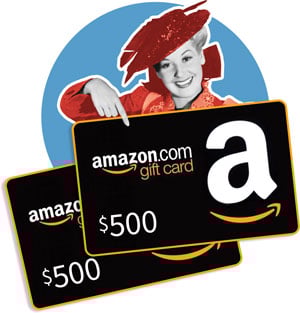 ReferRewardx2-300 Two $500 Amazon Gift Cards