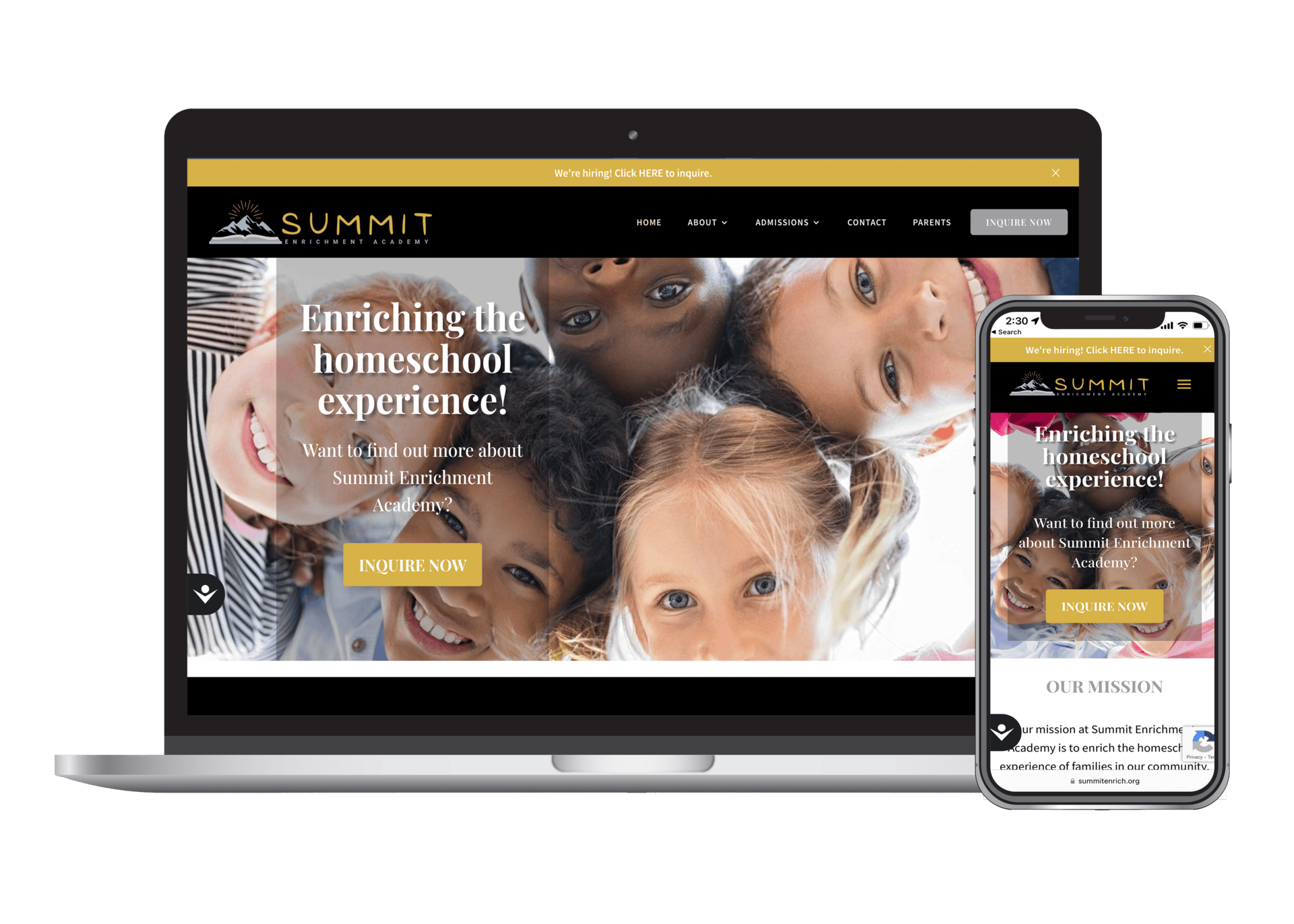 custom website design service