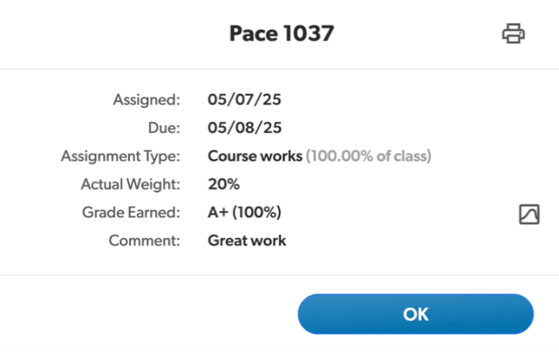 PACE Details