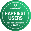 Crozdesk Happiest Users