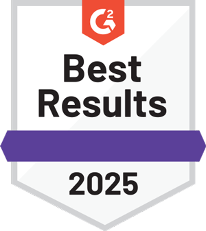 G2 Best Results 2025 Badge