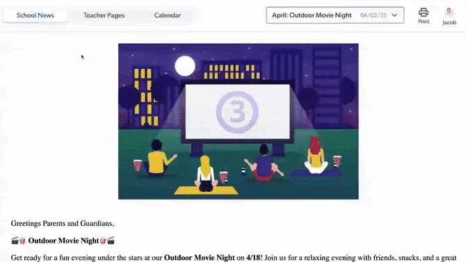 Teacher Pages Animations