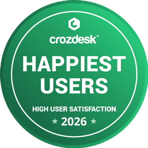 crozdesk-happiest-users-badge Crozdesk Happiest Users 2026