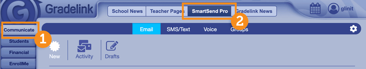 Compose a new SmartSend email