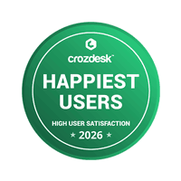 CrozdeskHappiestUser26 Crozdesk Happiest Users Badge