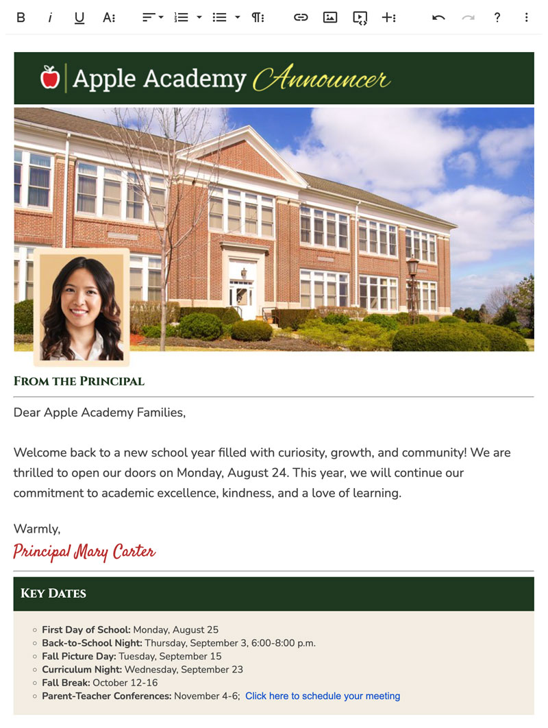 AppleAcademySchoolNewsEditor Apple Academy School News Post